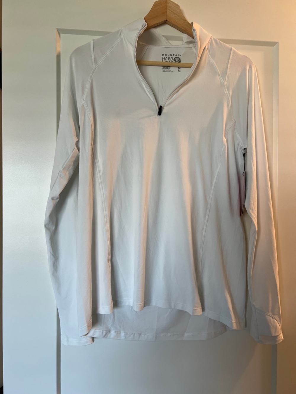 Mountain Hardwear Women's White Crater Lake 1/2 Zip UPF 50